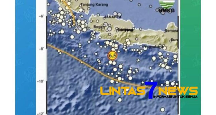 Gempa Bumi M 6,5 Guncang Garut Tidak Berpotensi Tsunami