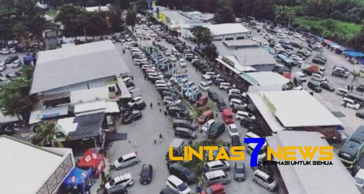 Pengunjung Rest Area Travoy KM 207A Ruas Palikanci Melonjak hingga 100 Persen