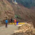 Akibat Amblas Jalan Lebong- Rejang Lebong Ditutup Sementara