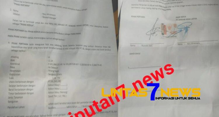 Tukar Guling Lahan Dilakukan Pihak PT. Sandabi Merupakan Kawasan HPK