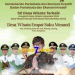 Direktur Infrastruktur Kementerian Pariwisata dan Ekonomi Kreatif Hadiri Penilaian Lomba Wisata Desa IV Suku Menanti