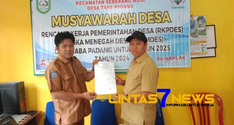 Musyawarah Desa Taba Padang Sebrang Musi Susun RPJMDes 2022-2029