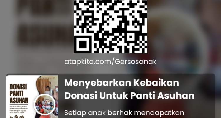 Yayasan Pranaja Efendi Galang Donasi untuk Panti Asuhan melalui Platform Atap Kita