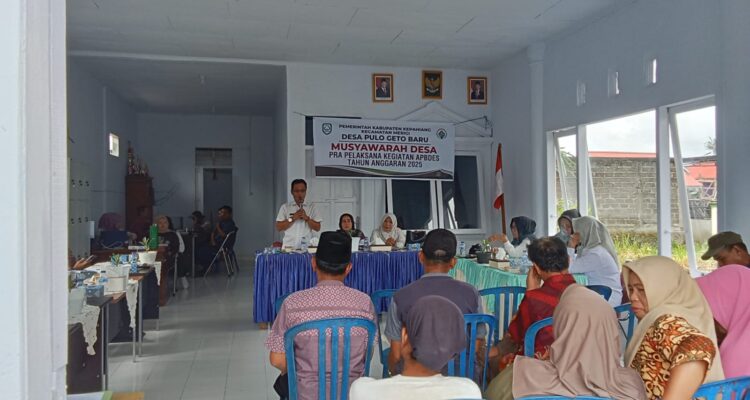 Pemdes Pulo Geto Gelar Acara Pra Pelaksanaan Kegiatan APBDes TA 2025, Tegaskan Komitmen Transparansi dan Partisipasi Warga