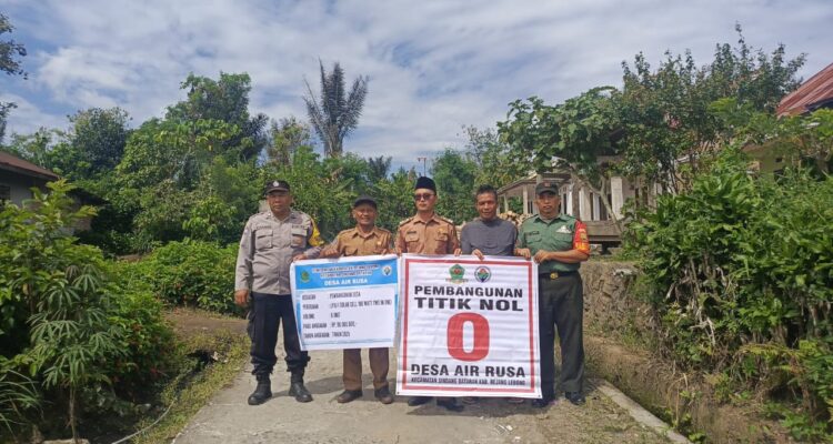 Menyambut Cahaya Baru: Peresmian Pembangunan Titik Nol Desa Air Usa