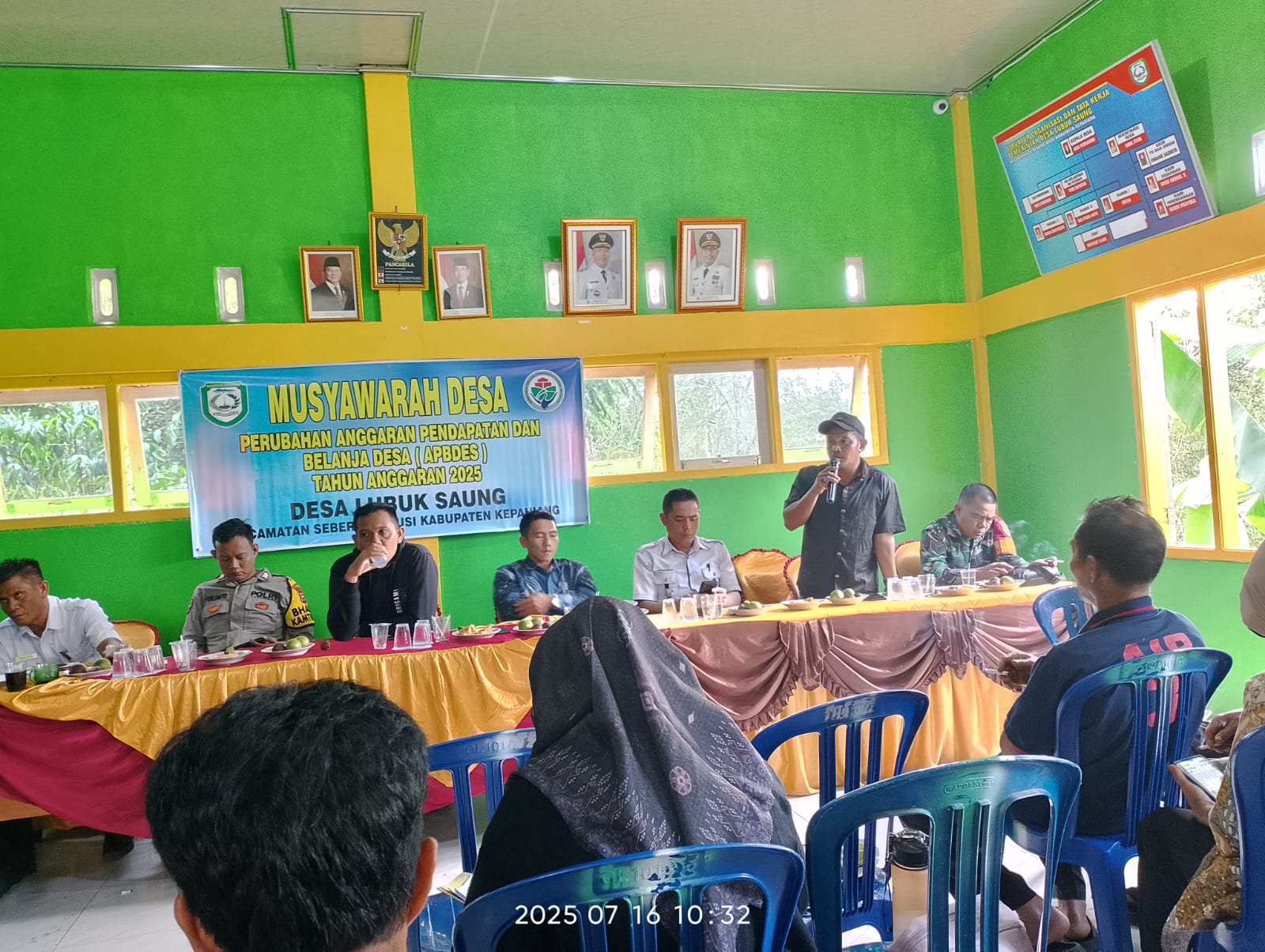 Pemdes Lubuk Saung Gelar Musyawarah Perubahan APBDes Tahun Anggaran 2025