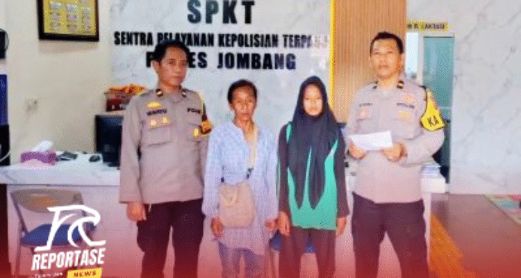 Laporan Kehilangan Ditindaklanjuti Kilat, Polres Jombang Temukan Remaja dalam Kondisi Selamat