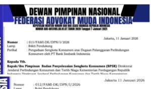 Rekening Diblokir Sepihak, Federasi Advokat Muda Indonesia Laporkan Seabank ke BPSK, OJK, dan Badan Perlindungan Konsumen