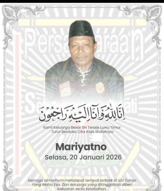 BREAKING NEWS,MARIYATNO MENINGGAL DUNIA DPN FAMI Sampaikan Duka Mendalam