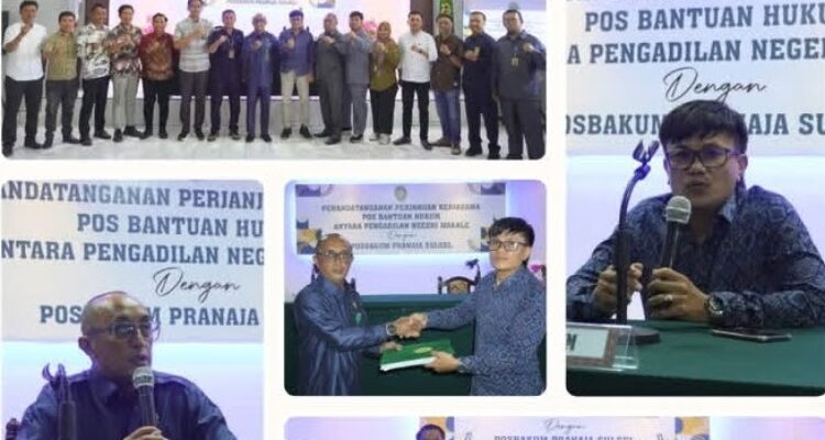 POSBAKUM PRANAJA SULSEL RESMI MASUK PN MAKALE, AKSES BANTUAN HUKUM WARGA TANA TORAJA KIAN TERBUKA